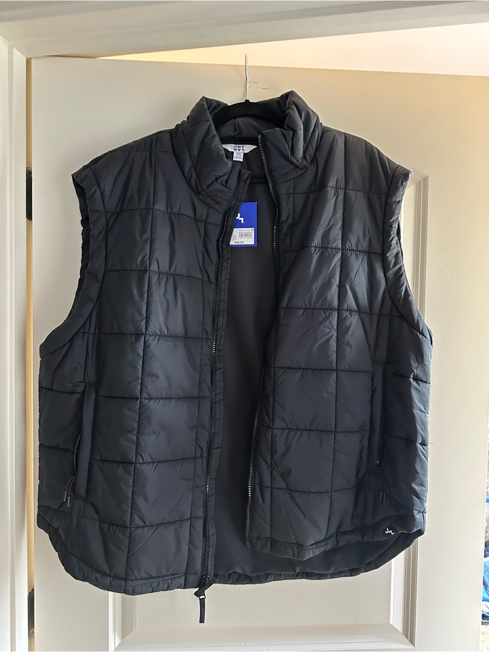 JoyLab Black Quilted Puffer Vest - Women’s Lightweight Layering. Size XXL